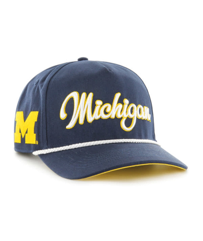 Michigan Wolverines - NCAA Overhand Navy Hitch Hat, 47 Brand