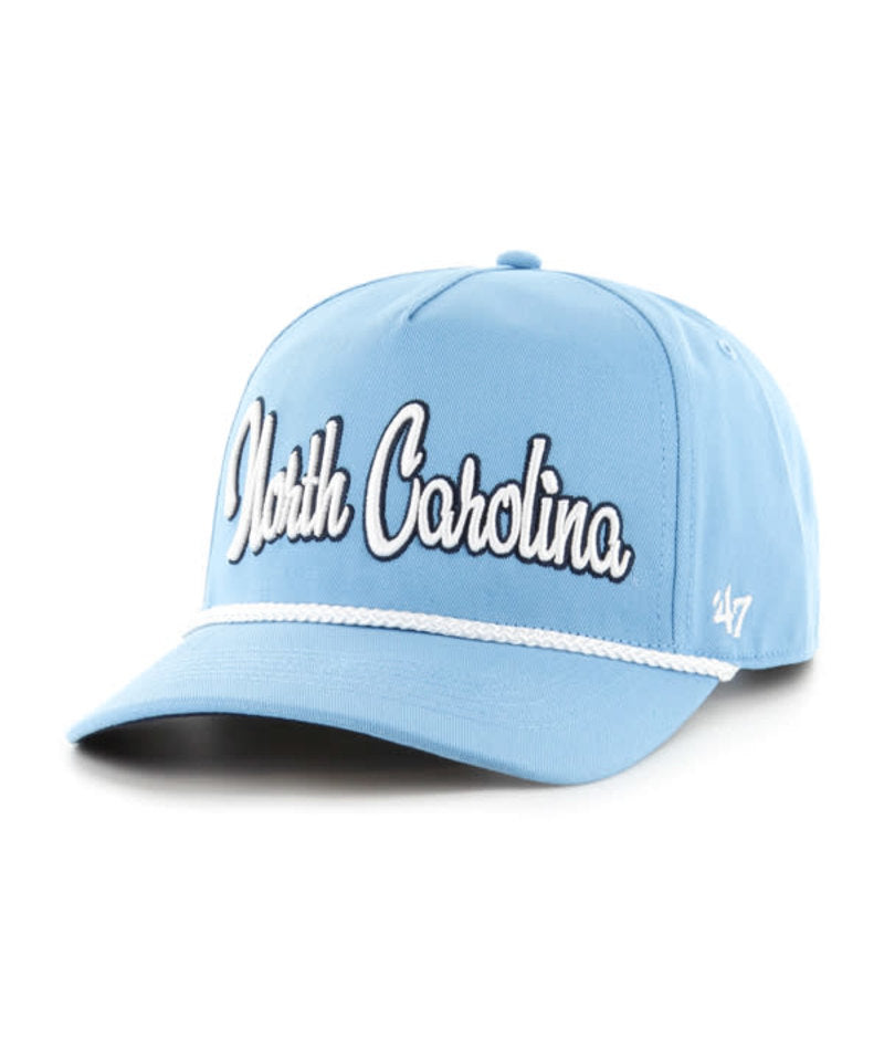 North Carolina Tar Heels - NCAA UNC Blue Columbia Overhands Hitch Hat, 47 Brand
