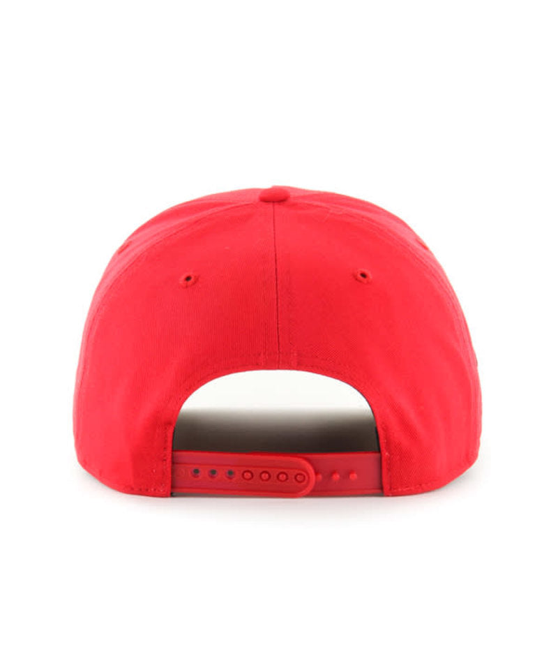 Ohio States Buckeyes - Red overhand Hitch Hat, 47 Brand