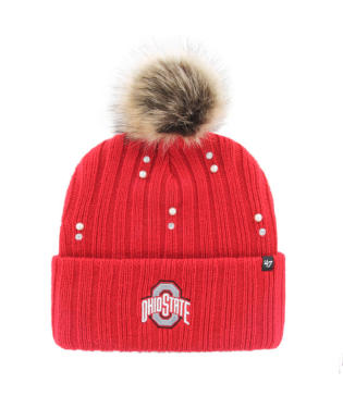 Ohio State Buckeyes Red Pearl Fur 47 Cuff Knit