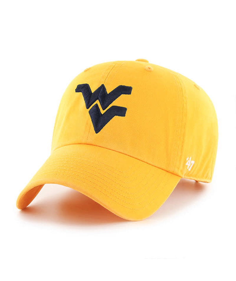 West Virginia Mountaineers - Gold Clean Up Hat, 47 Brand