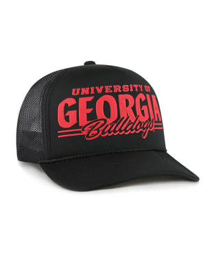 Georgia Bulldogs - Black Treadway Trucker FM Hat, 47 Brand