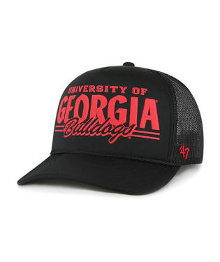 Georgia Bulldogs - Black Treadway Trucker FM Hat, 47 Brand