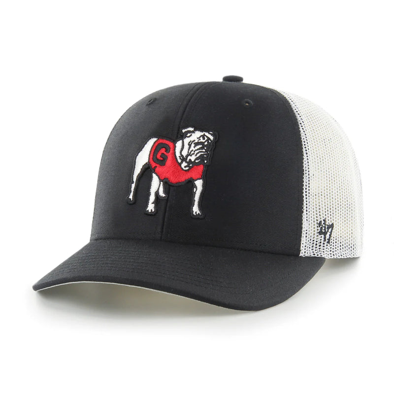 Georgia Bulldogs - Black Trucker Hat, 47 Brand