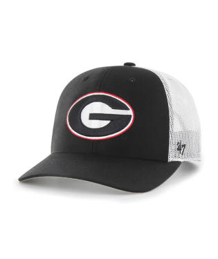 Georgia Bulldogs - Black Trucker Hat, 47 Brand