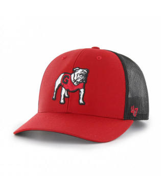 Georgia Bulldogs - Red Trucker Hat, 47 Brand