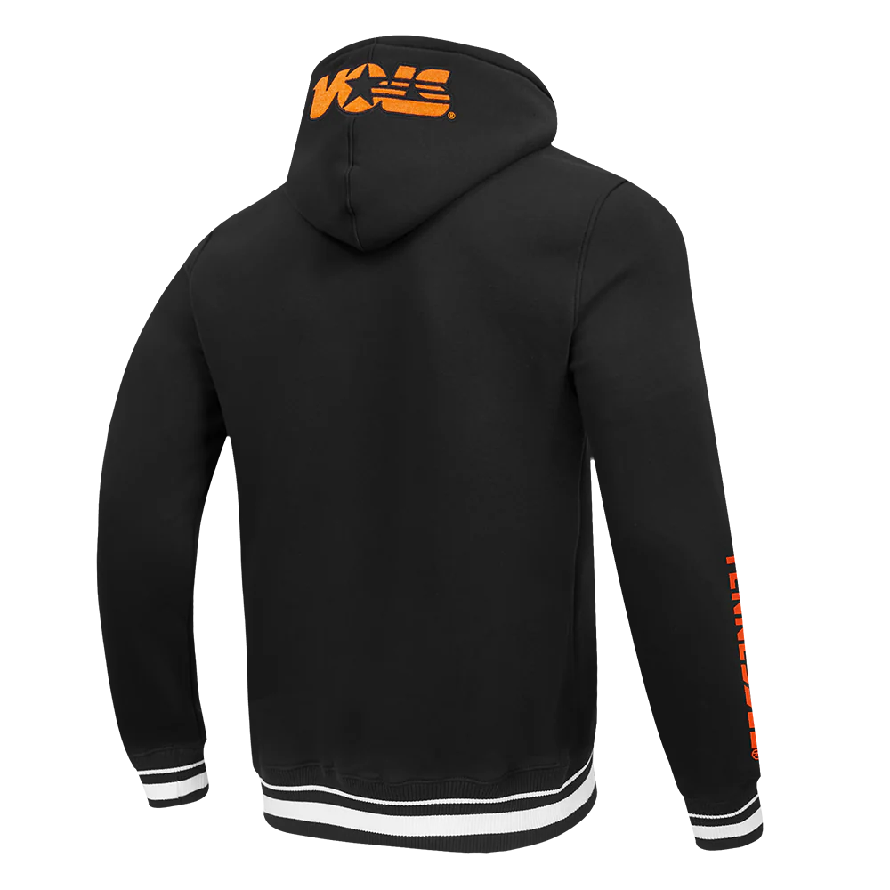 Tennessee Volunteers - NCAA University Of  Tennessee Classic Stacked Logo Fleece Pullover Hoodie