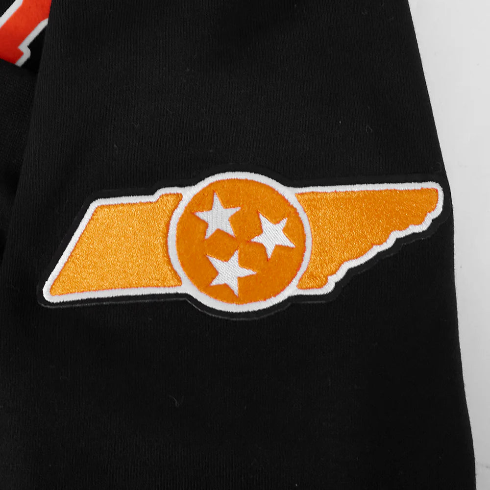 Tennessee Volunteers - NCAA University Of  Tennessee Classic Stacked Logo Fleece Pullover Hoodie