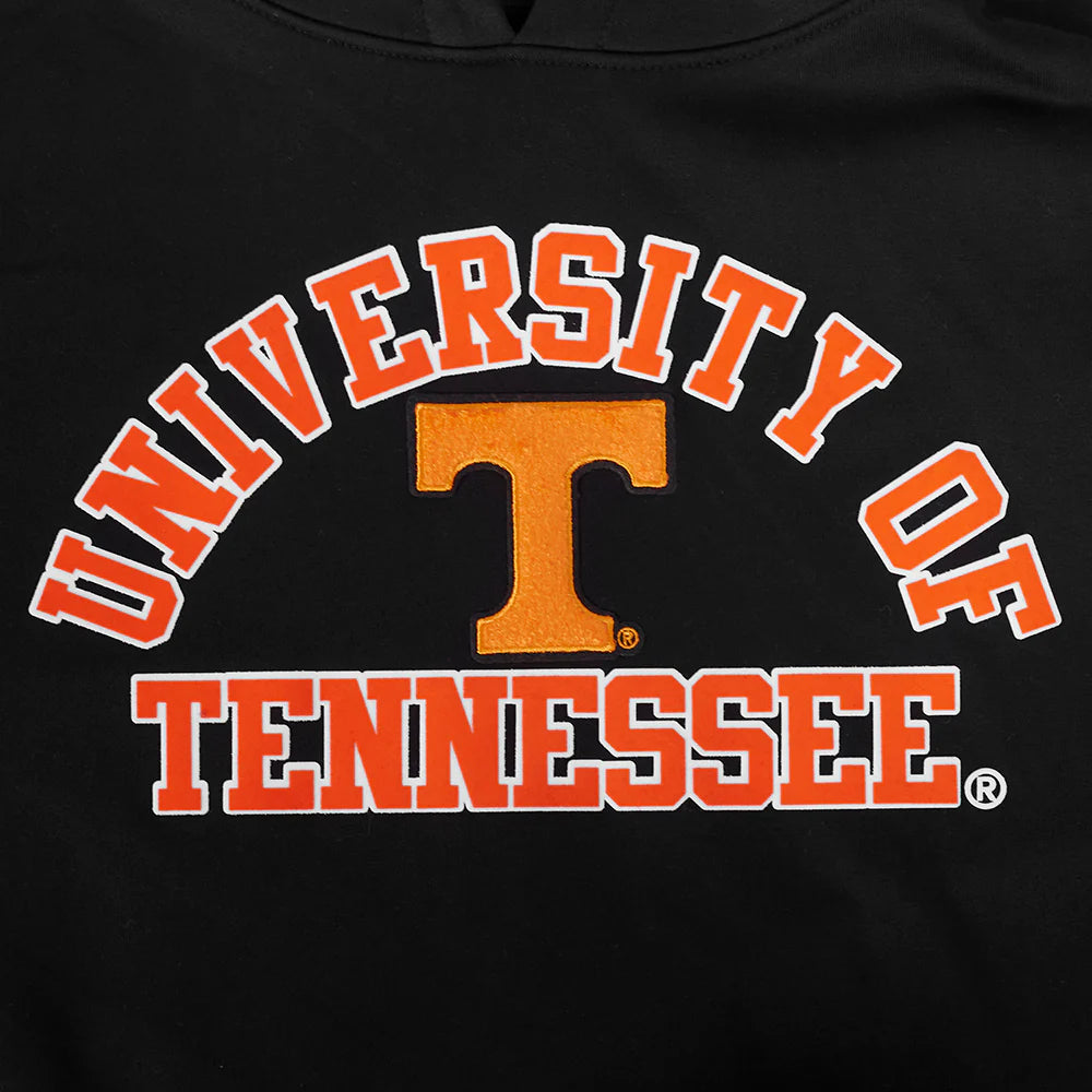 Tennessee Volunteers - NCAA University Of  Tennessee Classic Stacked Logo Fleece Pullover Hoodie