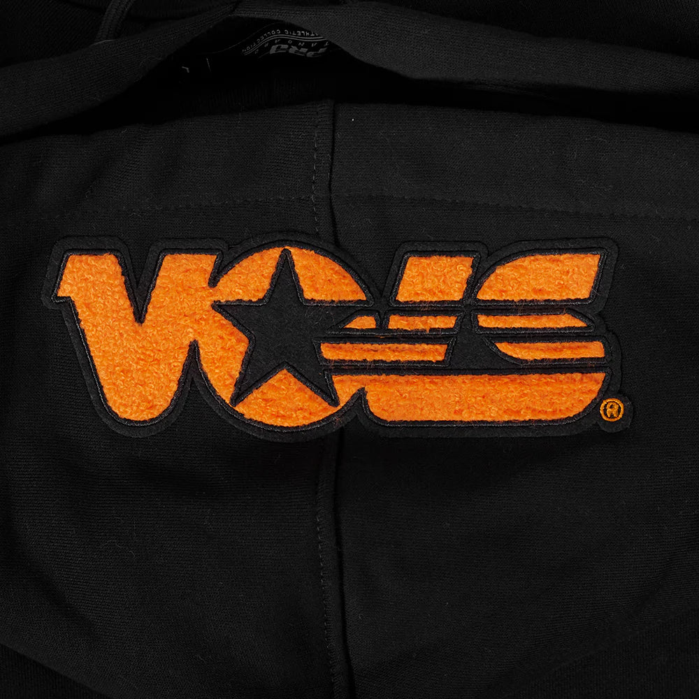 Tennessee Volunteers - NCAA University Of  Tennessee Classic Stacked Logo Fleece Pullover Hoodie