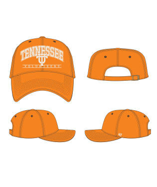 Tennessee Volunteers - Vin Vibrant Orange Fletcher MVP Hat, 47 Brand