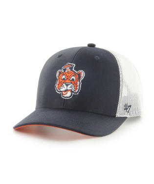 Auburn Tigers - Vin Navy Trucker Hat, 47 Brand