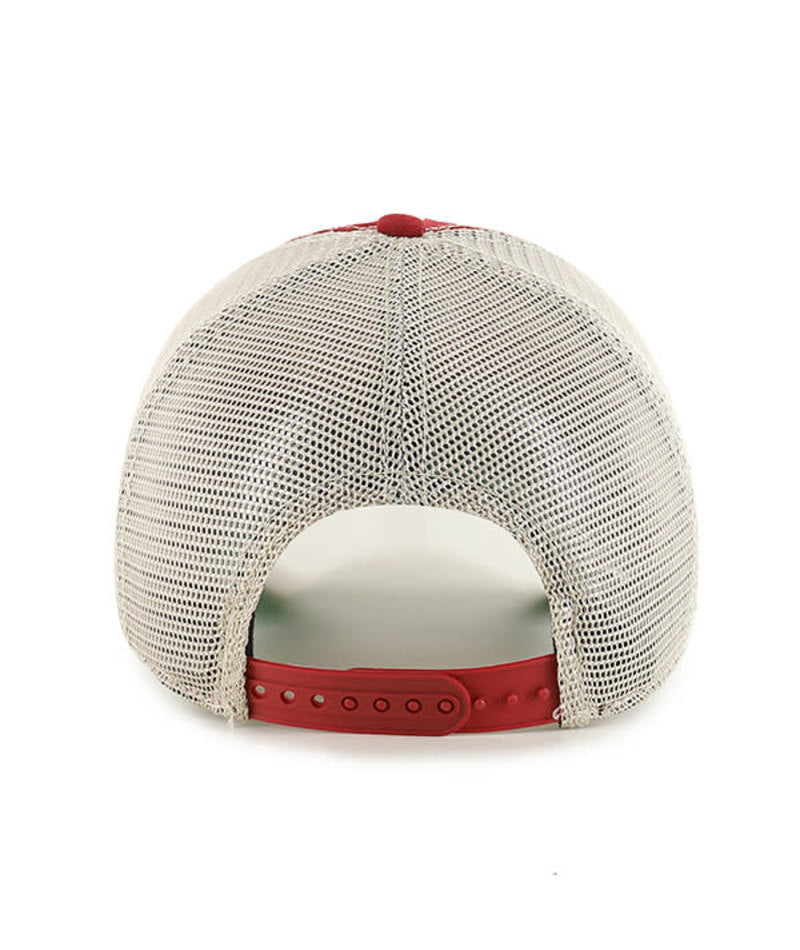 Alabama Crimson Tide - NCAA Trawler Vin Razor Red Clean Up Hat, 47 Brand