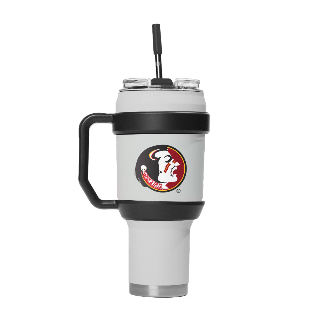 Florida State Seminoles - White 40oz Stainless Steel Tumbler