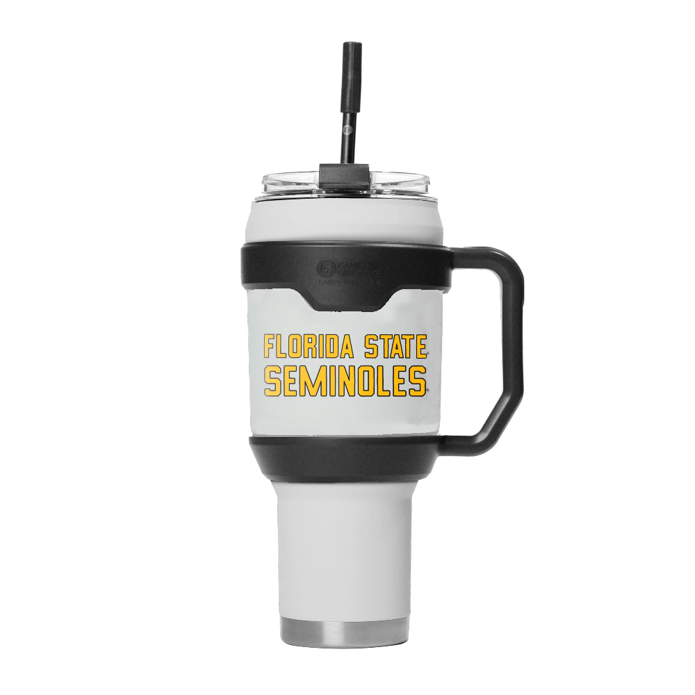 Florida State Seminoles - White 40oz Stainless Steel Tumbler