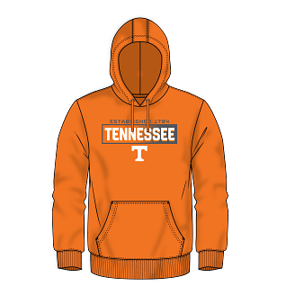 Tennessee Volunteers Iconic Cotton Fleece Down The Field Pullover Hoodie