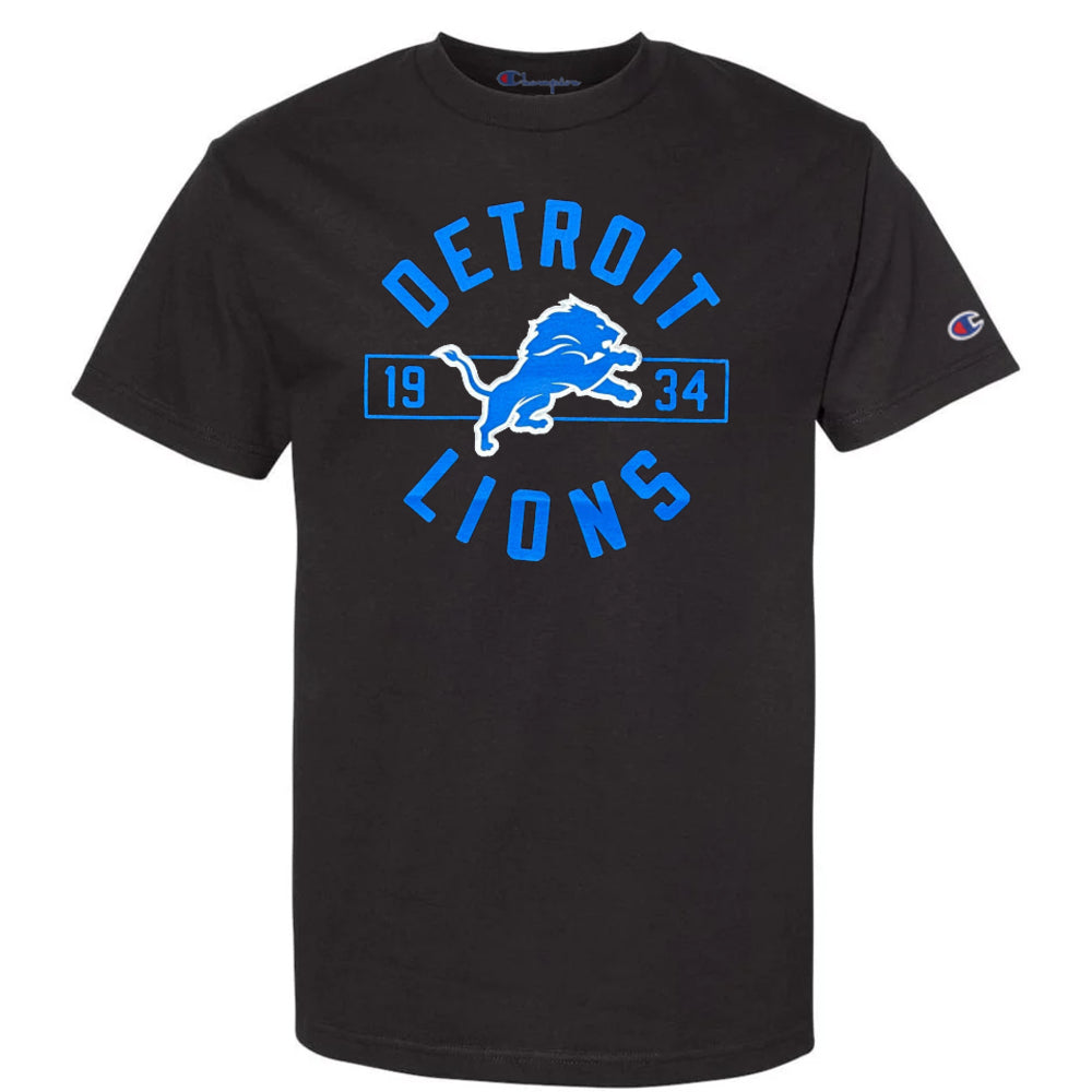 Detroit Lions - NFL Black Short Sleeve T-Shirt