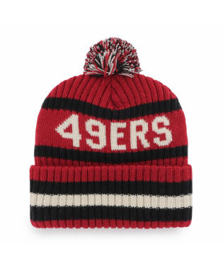 San Francisco 49ers - Bering Red Cuffed Knit, 47 Brand