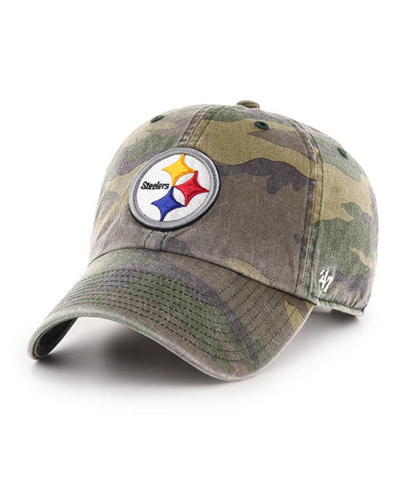 Pittsburgh Steelers - Camo Camo 47 Clean Up 47 Clean Up All, 47 Brand