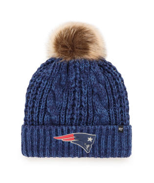 New England Patriots Light Navy Meeko Cuff Knit