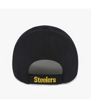 Pittsburgh Steelers - Black MVP Hat, 47 Brand