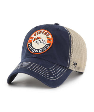 Denver Broncos - Navy notch Clean Up Hat, 47 Brand