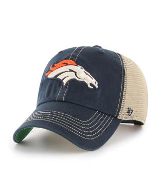 Denver Broncos - Navy trawler Clean Up Hat, 47 Brand