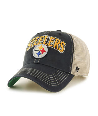 Pittsburgh Steelers - Black Tuscaloosa Clean Up Hat, 47 Brand