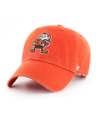 Cleveland Browns - Legacy Orange Clean Up Hat, 47 Brand