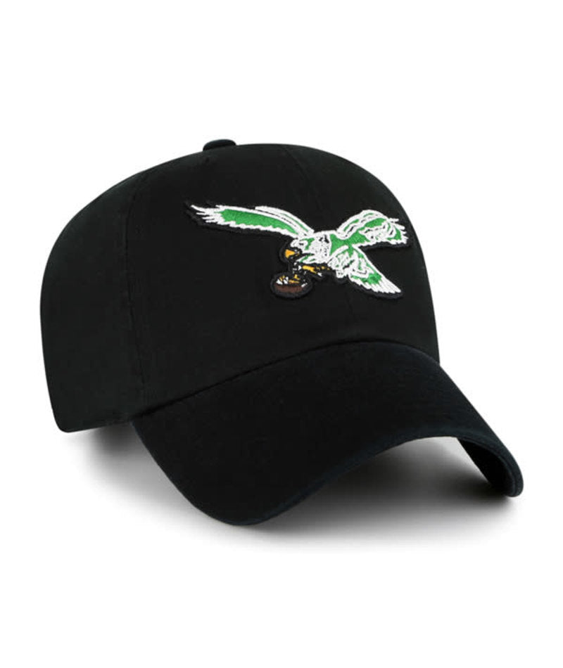 Philadelphia Eagles - Historic Black Clean Up Hat, 47 Brand