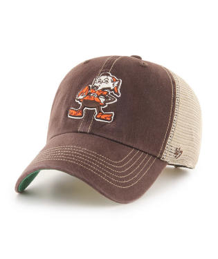 Cleveland Browns Legacy Brown Trawler '47 Clean Up Hat