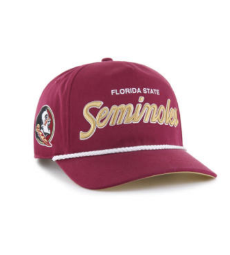 Florida States Seminoles Cardinal Crosstown Script '47 Hitch Hat