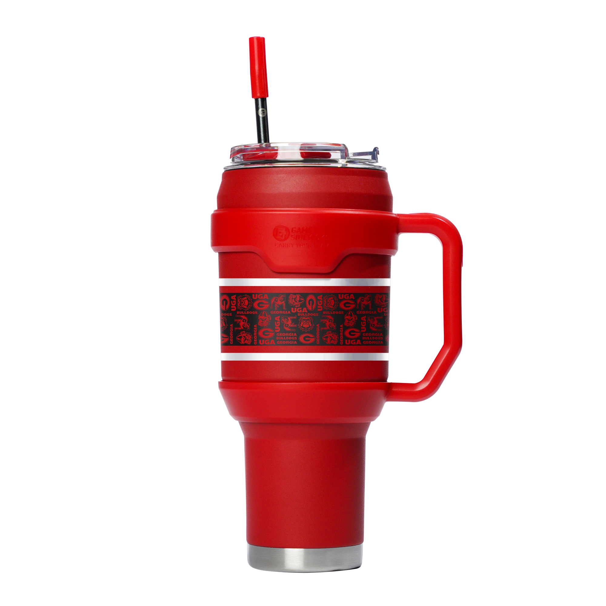 Georgia Bulldogs - Red 40oz Stainless Steel Tumbler