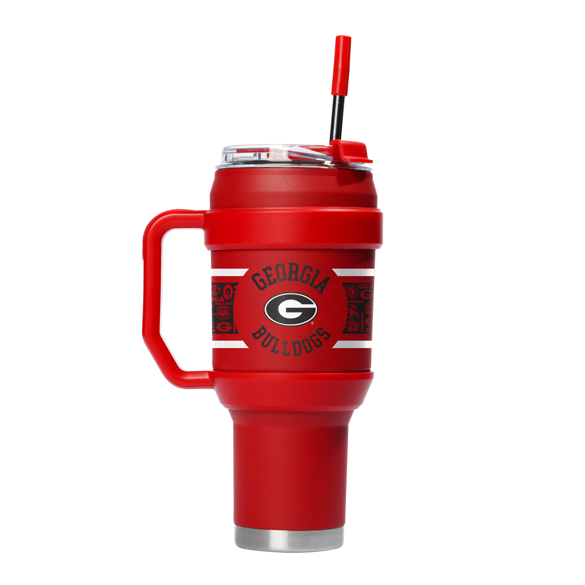 Georgia Bulldogs - Red 40oz Stainless Steel Tumbler