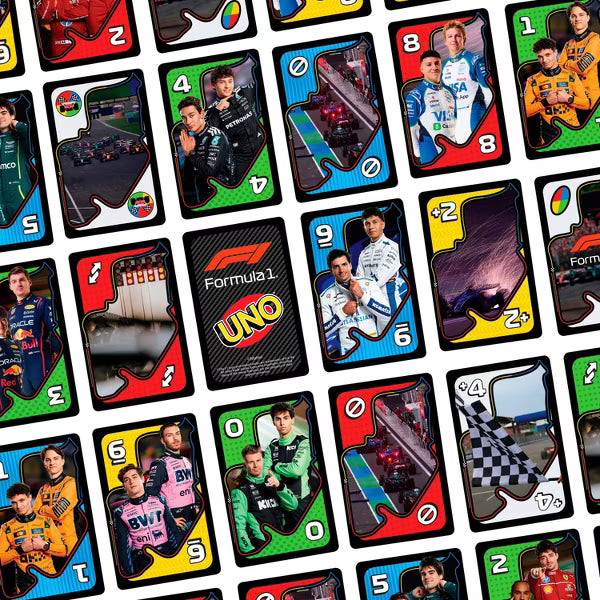 UPD Mattel DP Uno F1 Formula - Drivers Team Playing Cards