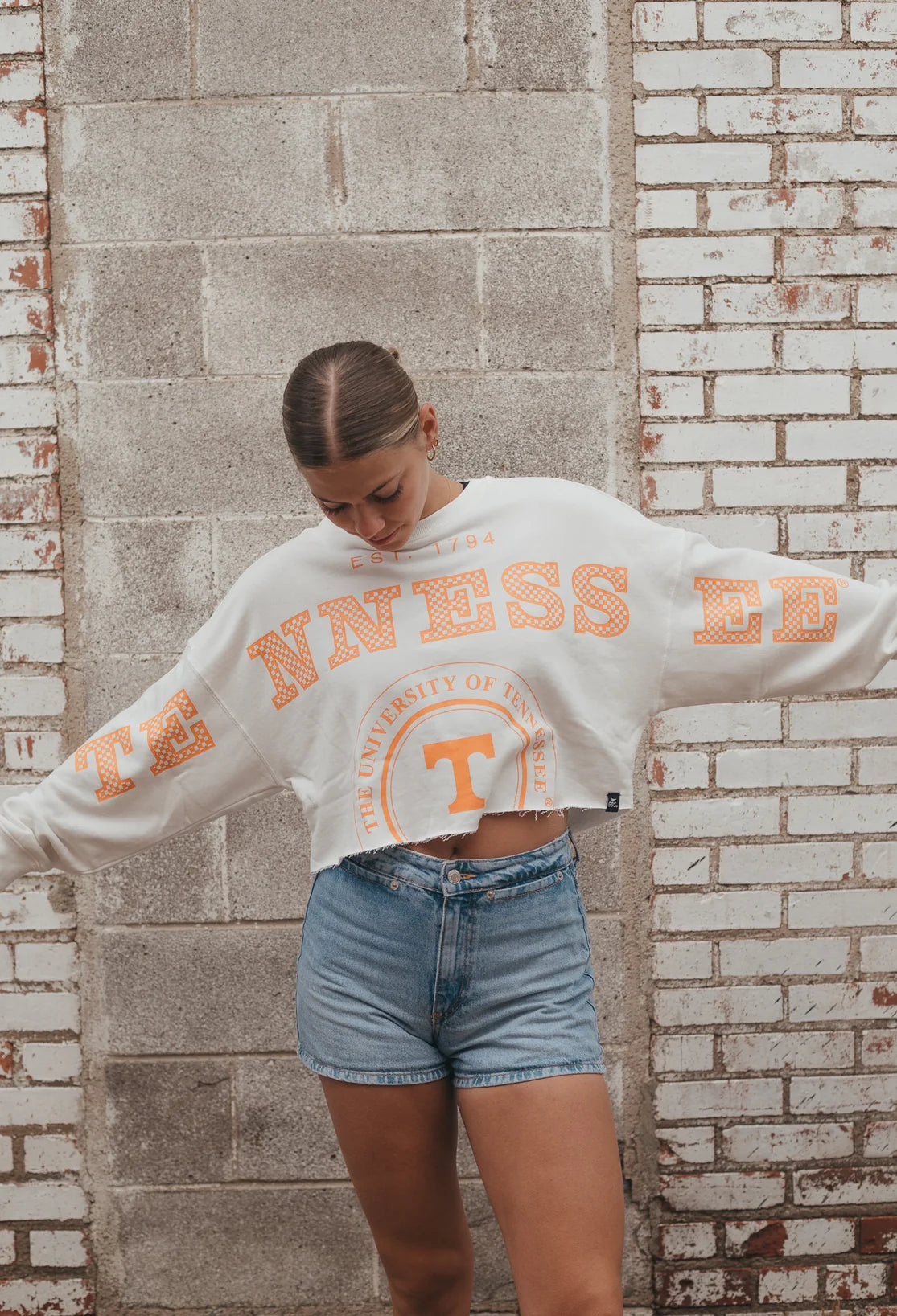 Tennessee Volunteers - NCAA Phipps Split Cropped Longsleeve