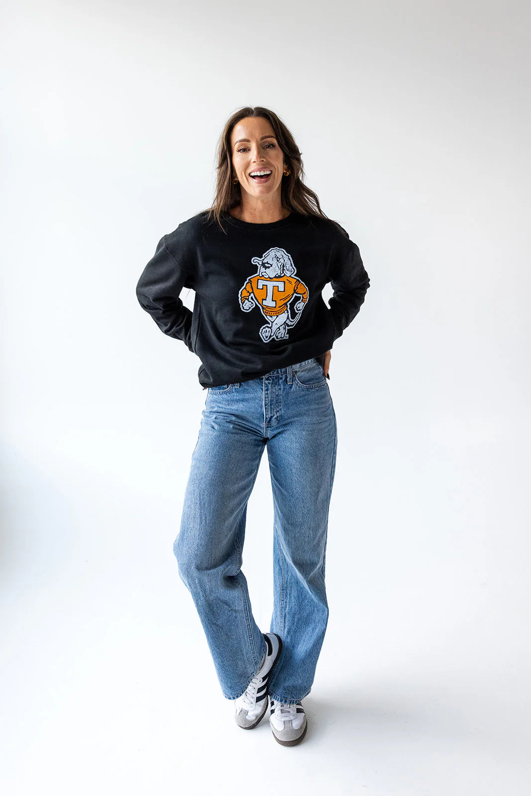 Tennessee Volunteers - NCAA Legacy Logo Comfort Crewneck Long Sleeve