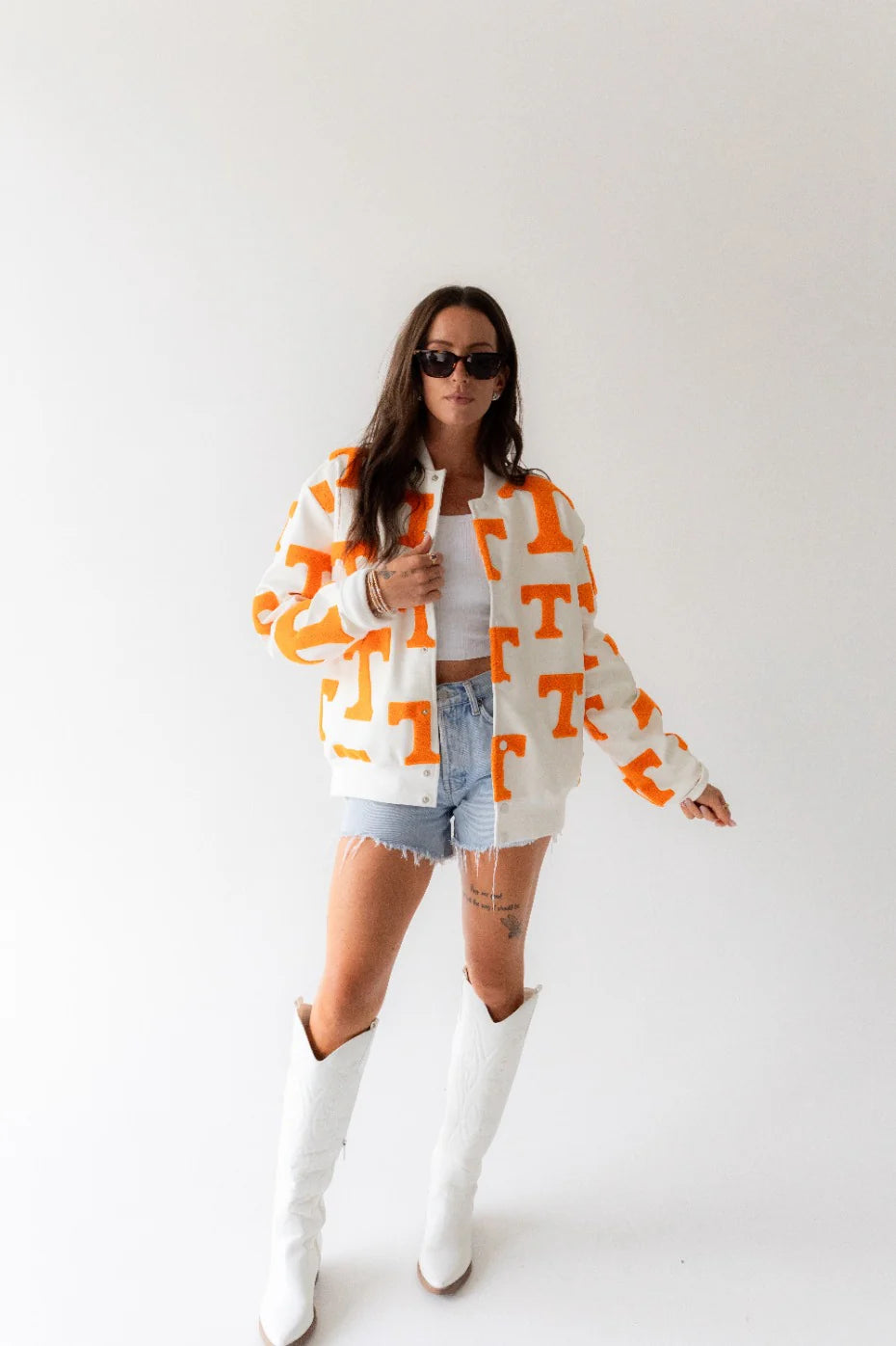 Tennessee Volunteers - NCAA Briggs Bomber Leather Bomber Jacket