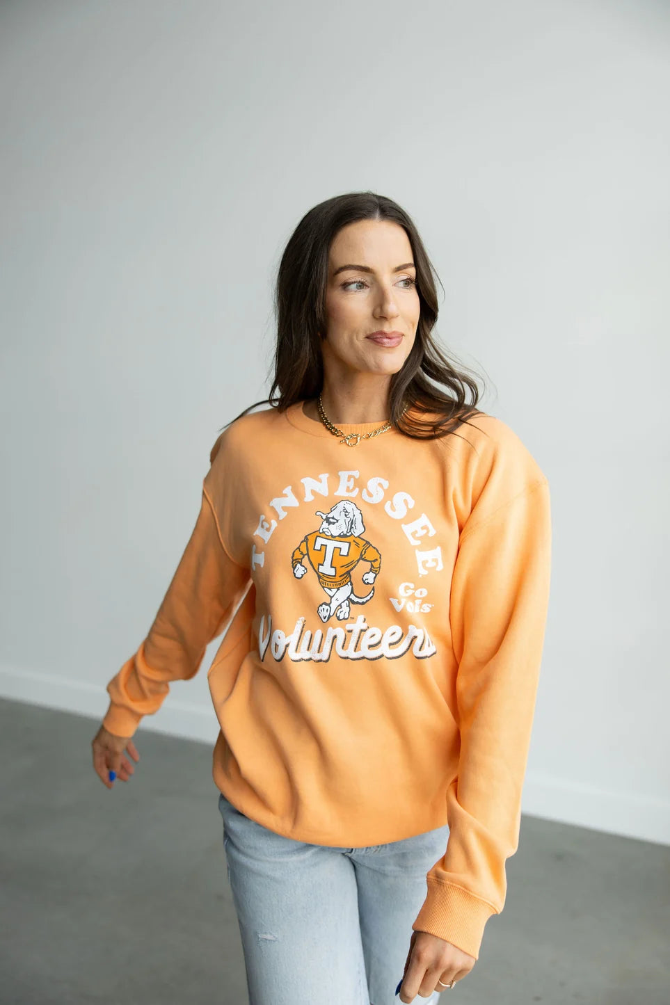 Tennessee Volunteers - NCAA Archival Arch Comfort Crewneck Long Sleeve