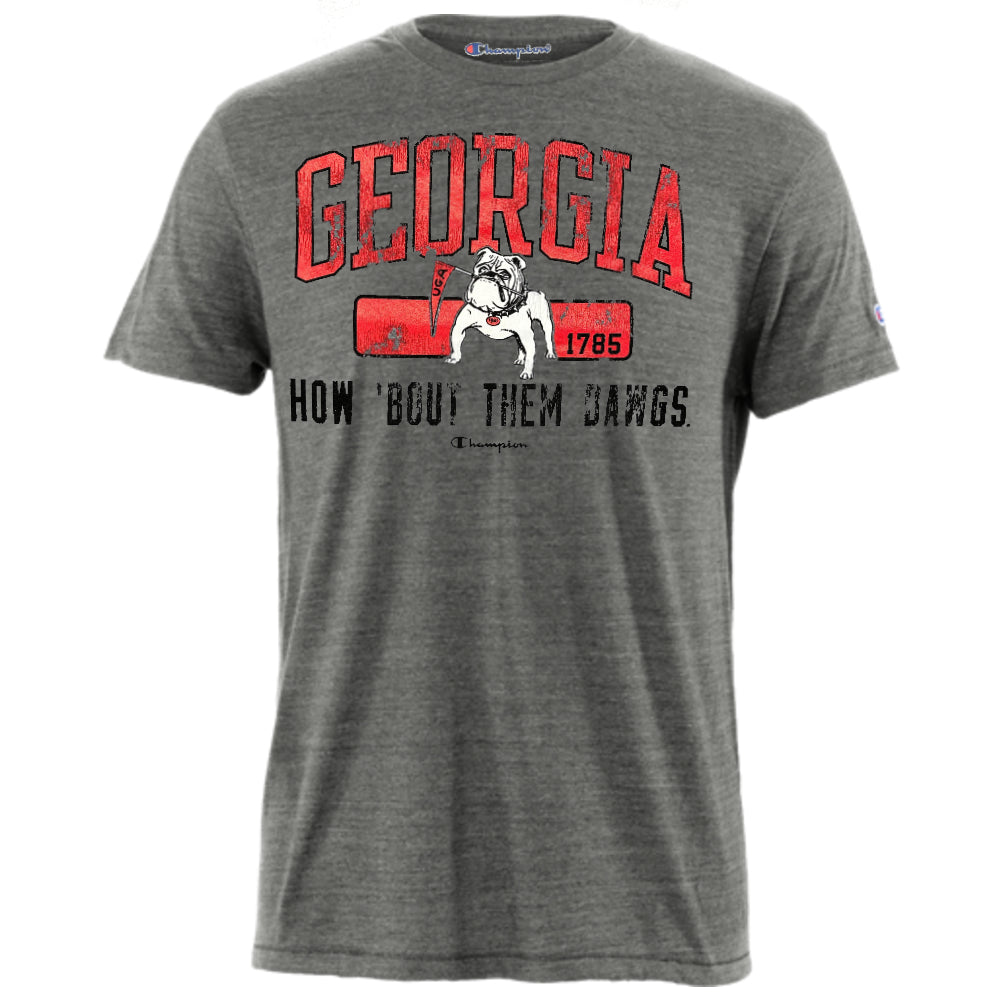 Georgia Bulldogs - Mascot Dark Gray T-Shirt
