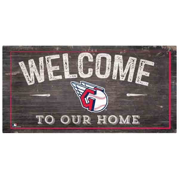 Cleveland Guardians - Welcome Distressed Sign