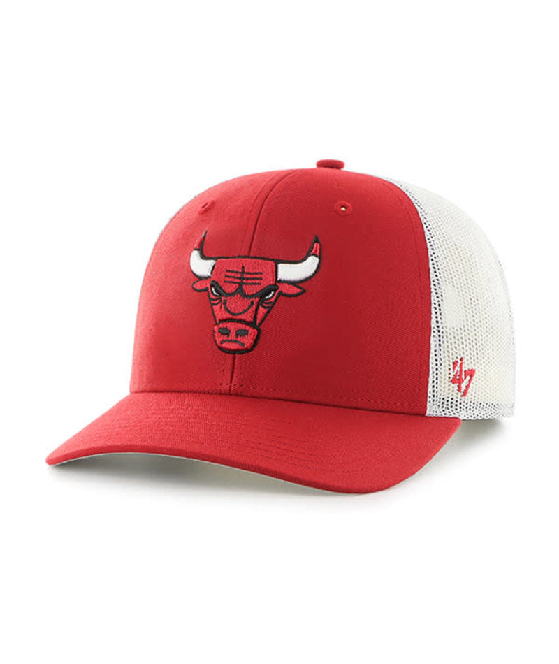 Chicago Bulls - NBA Red Trucker Hat, 47 Brand