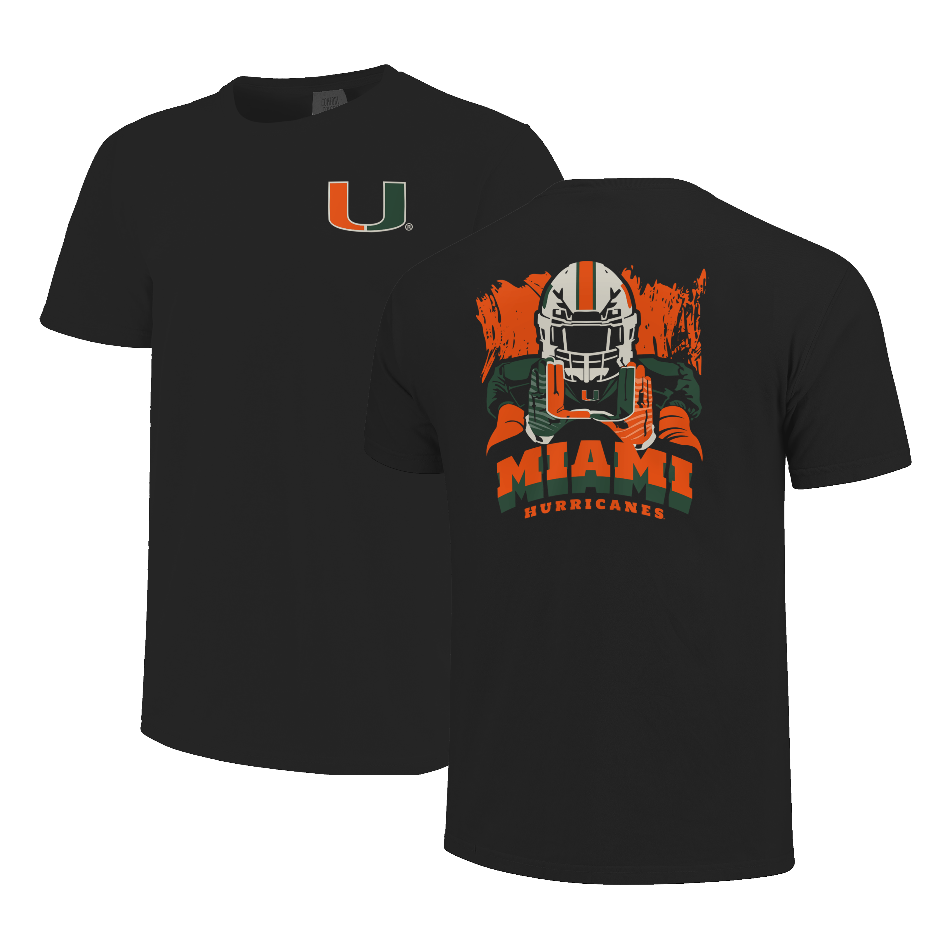 Miami Hurricanes - Football Gloves U T-Shirt