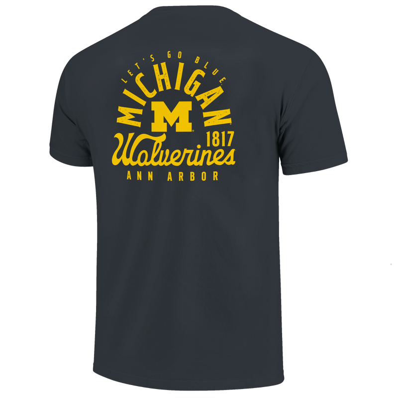 Michigan Wolverines - Mascot Overlay T-Shirt