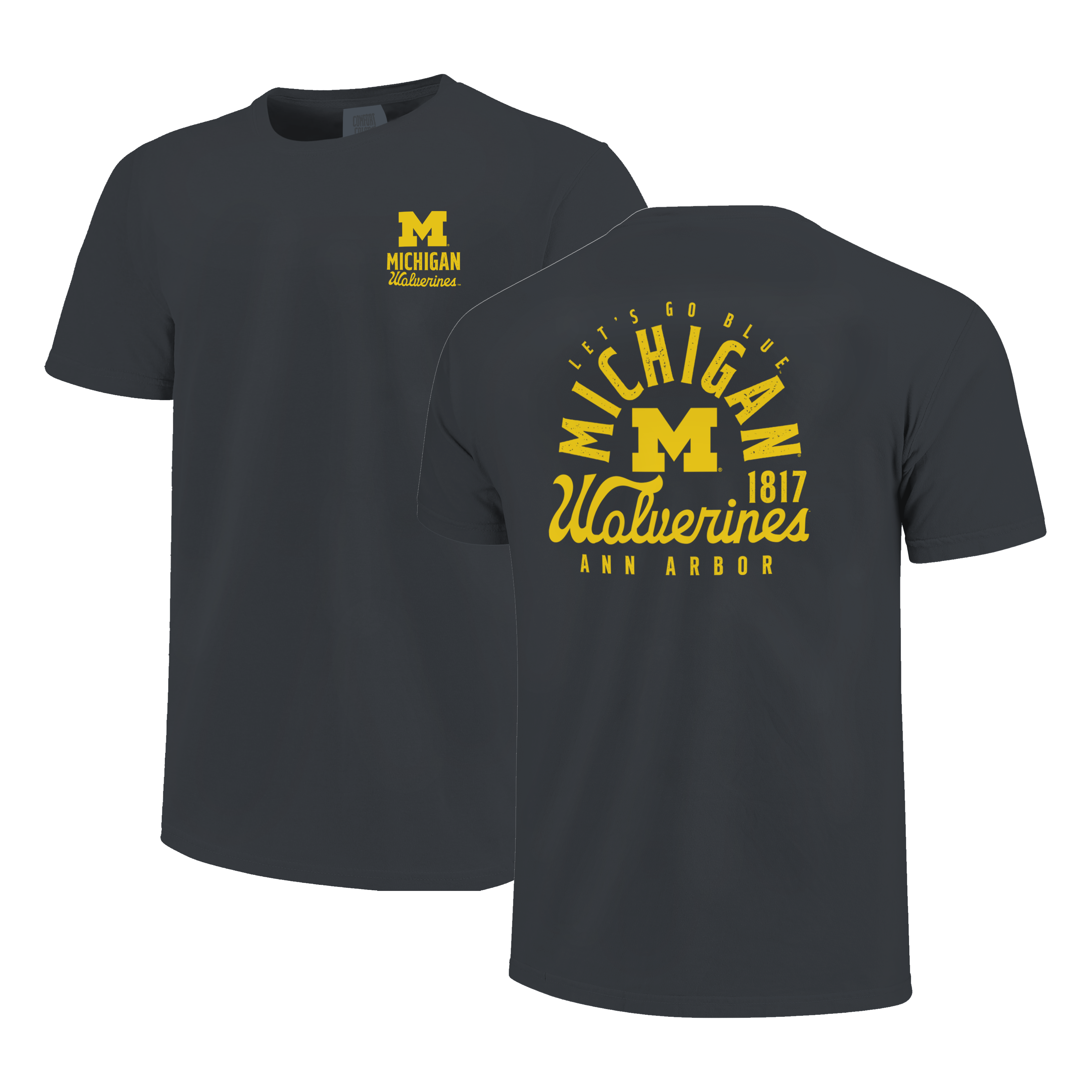 Michigan Wolverines - Mascot Overlay T-Shirt