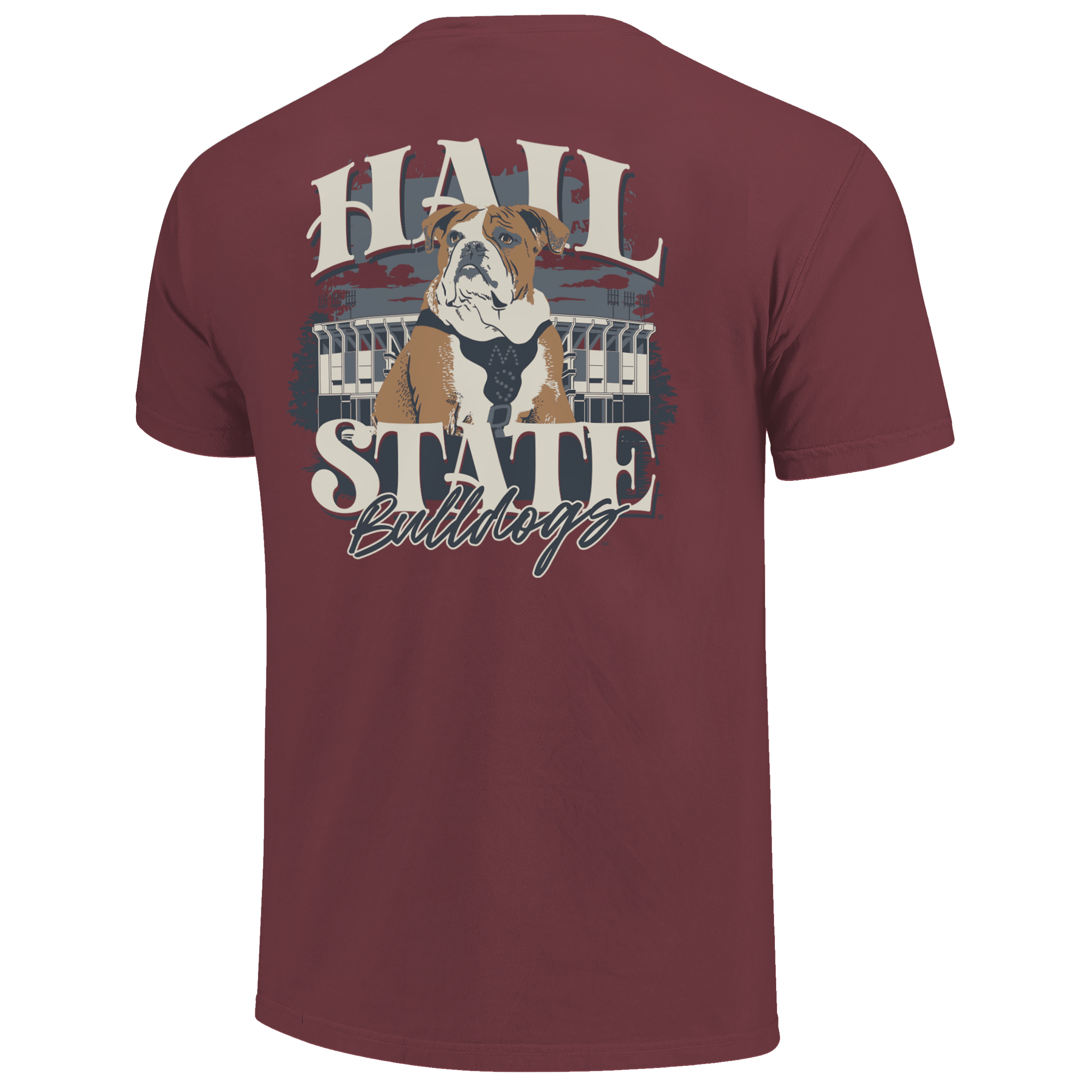 Mississippi State Bulldogs - Stadium Mascot Phrase T-Shirt