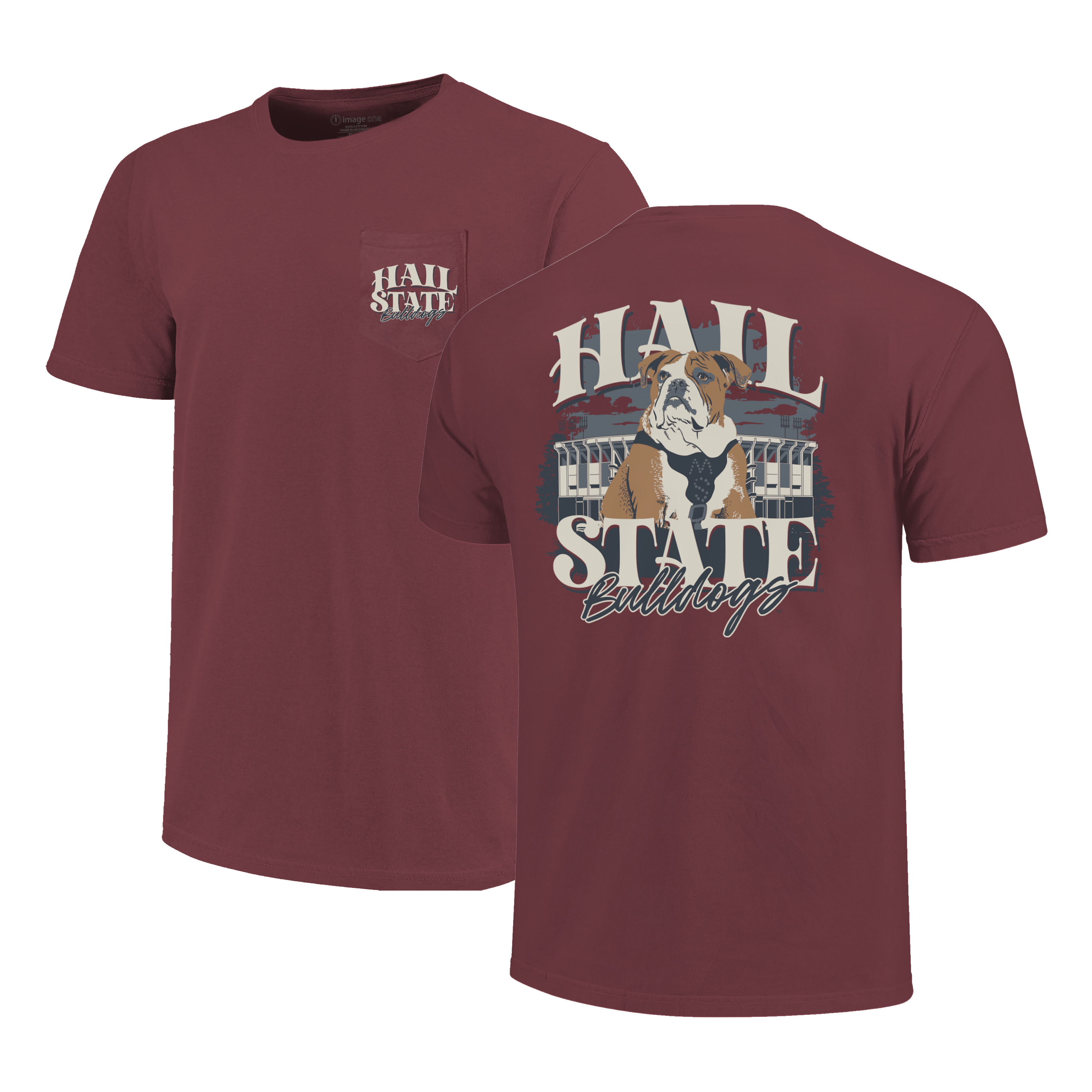 Mississippi State Bulldogs - Stadium Mascot Phrase T-Shirt