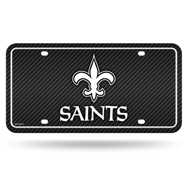 New Orleans Saints -  Metal License Plate Tag
