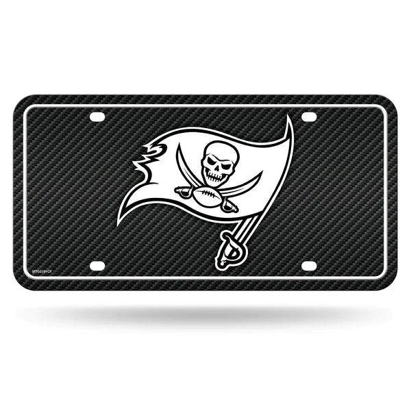 Tampa Bay Buccaneers Flag - Metal License Plate Tag
