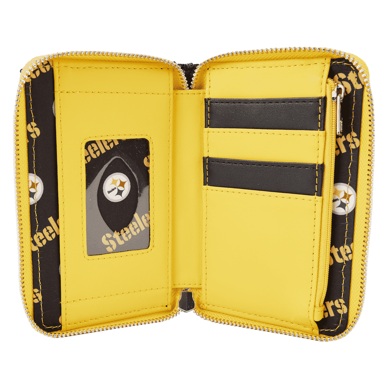 Pittsburgh Steelers - NFL Sequin Zip Around Wallet